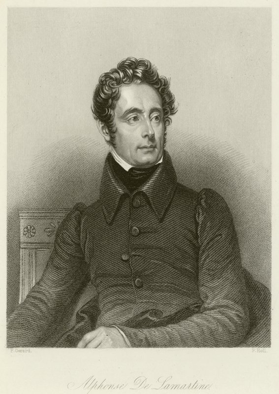 Alphonse de Lamartine door Pierre Petit