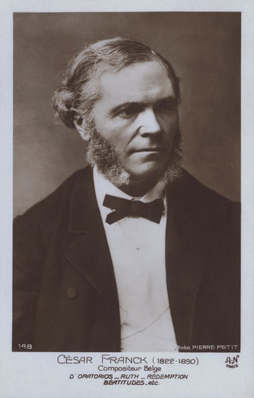 Cesar Franck, Belgische componist en pianist door Pierre Petit