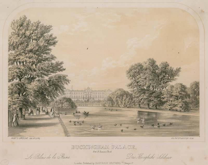 Buckingham Palace vanuit St James