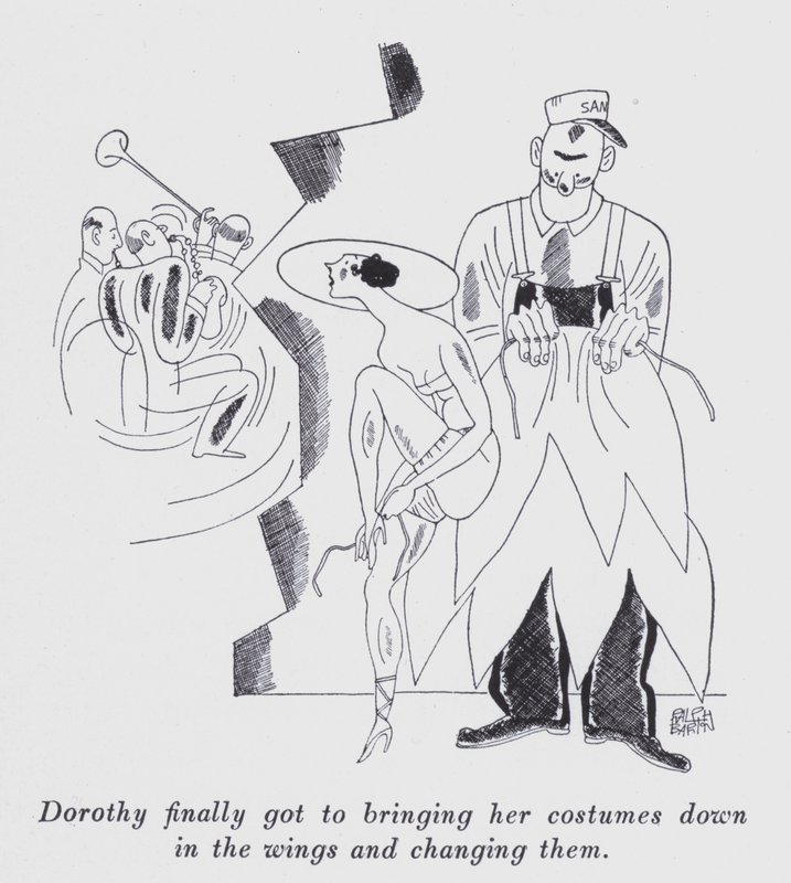Illustratie voor "But Gentlemen Marry Brunettes" door Anita Loos door Ralph Barton