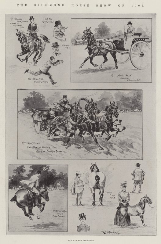 De Richmond Horse Show van 1901 door Ralph Cleaver