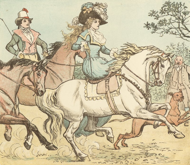 Ride a Cock Horse to Banbury Cross door Randolph Caldecott
