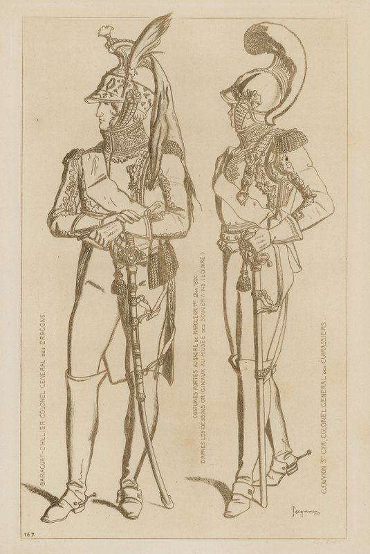 Kostuums bij de poorten naar de kroning van Napoleon I door Raphael Jacquemin