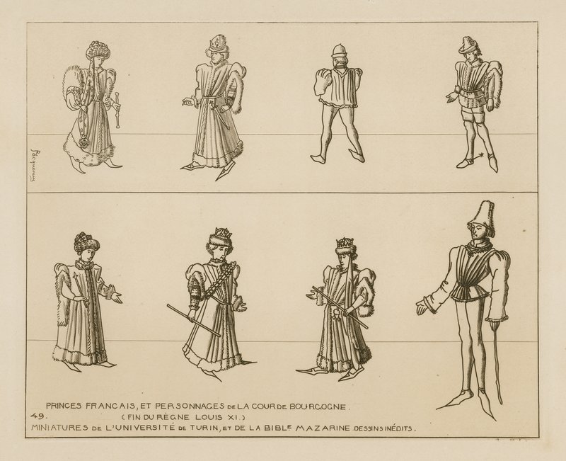Franse prinsen en personages van het Bourgondische hof door Raphael Jacquemin