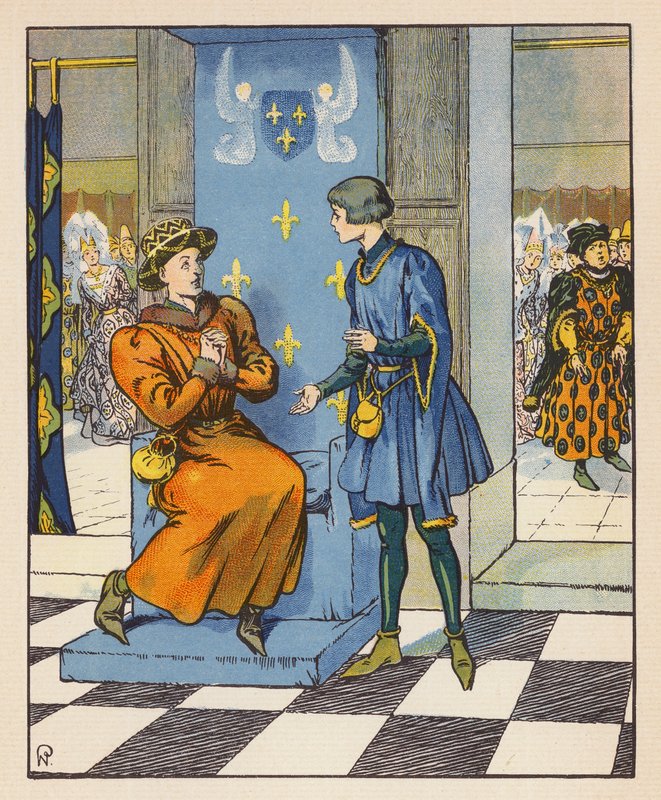 Geheime Gesprek van Jeanne met Karel VII door Raymond de la Neziere