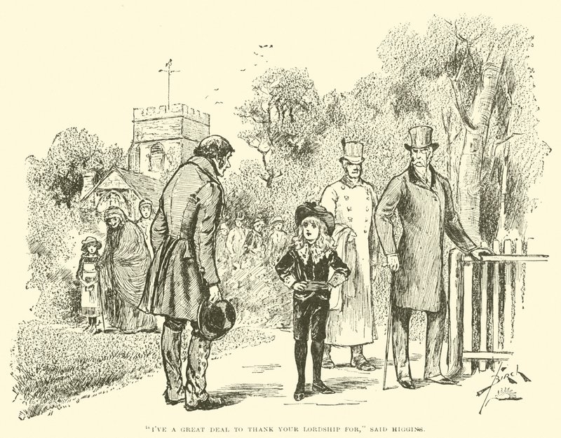 Illustratie voor Little Lord Fauntleroy door Reginald Bathurst Birch