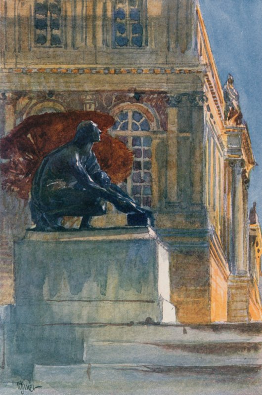 Trap van treden, Noordelijke Parterre, Versailles door Rene Binet