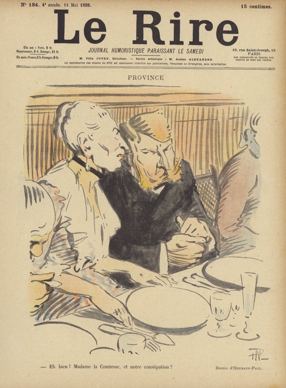 Illustratie voor Le Rire door Rene George Hermann Paul
