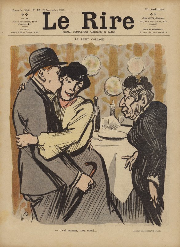 Illustratie voor Le Rire door Rene George Hermann Paul