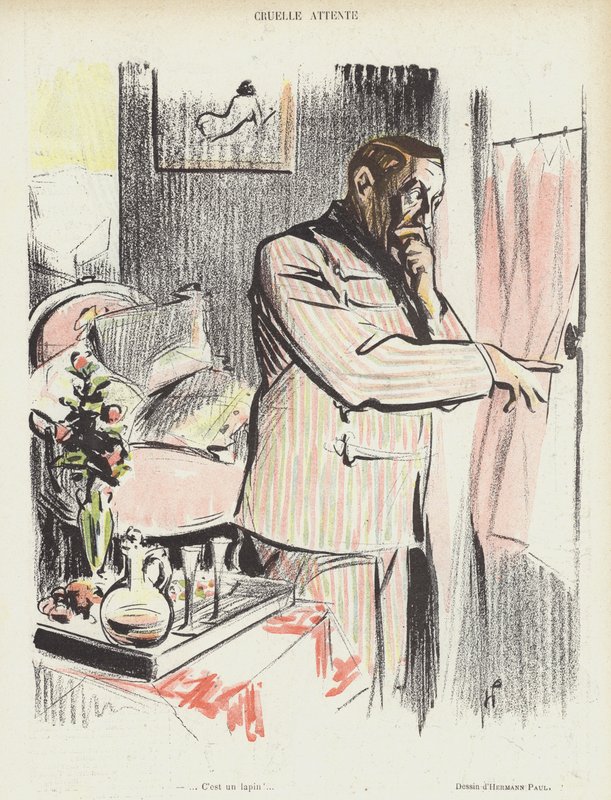 Illustratie voor Le Rire door Rene George Hermann Paul