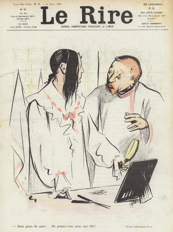 Illustratie voor Le Rire door Rene George Hermann Paul