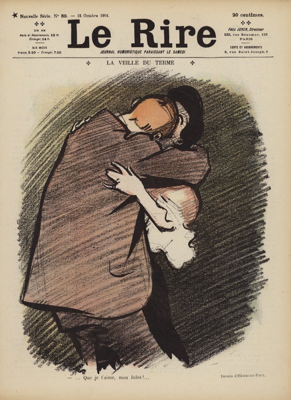 Illustratie voor Le Rire door Rene George Hermann Paul