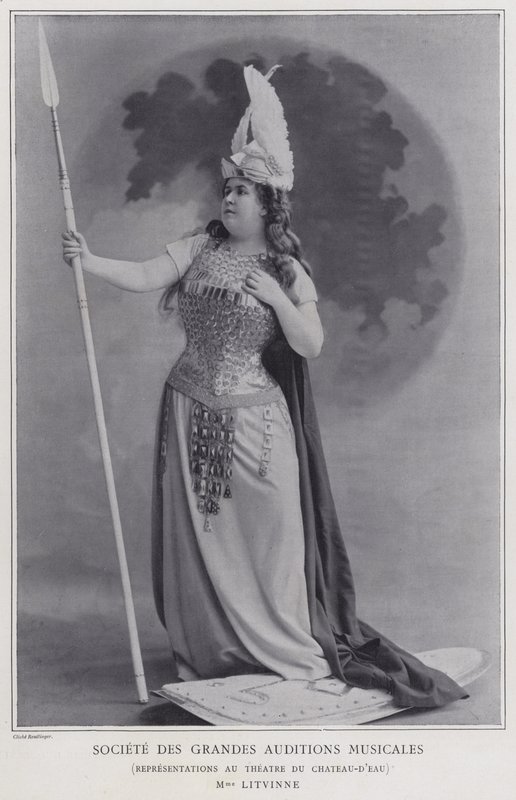 Felia Litvinne, Russische operazangeres door Reutlinger Studio