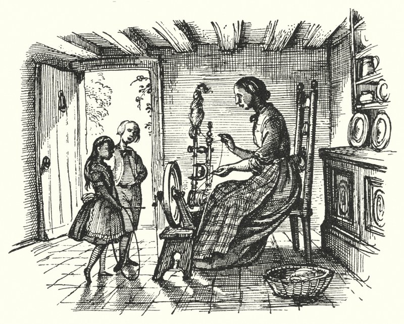 Hans Christian Andersen: Het Vlas door Rex (after) Whistler