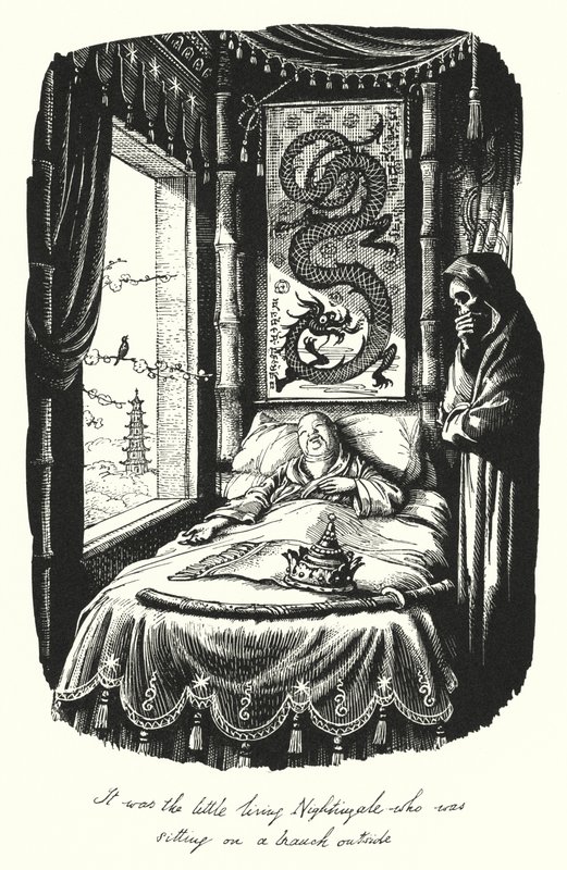 Hans Christian Andersen: De nachtegaal door Rex (after) Whistler
