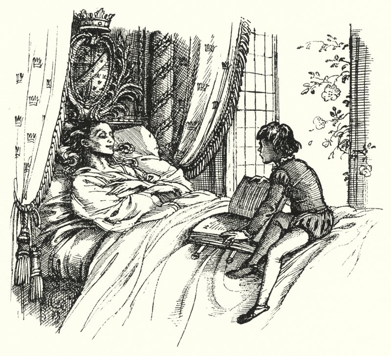 Hans Christian Andersen: De mooiste roos ter wereld (litho) door Rex (after) Whistler