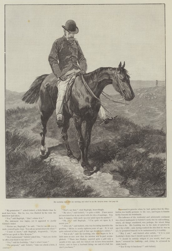 Cynische Fortuin, Een Verhaal van een Man met een Geweten door Richard Caton Woodville junior