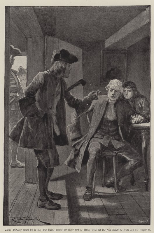 Illustratie voor A Colonel of The Empire, door Emily Lawless door Richard Caton Woodville junior