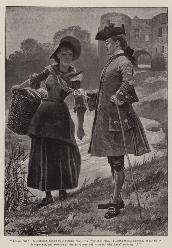 Illustratie voor The Great North Road, door Robert Louis Stevenson door Richard Caton Woodville junior