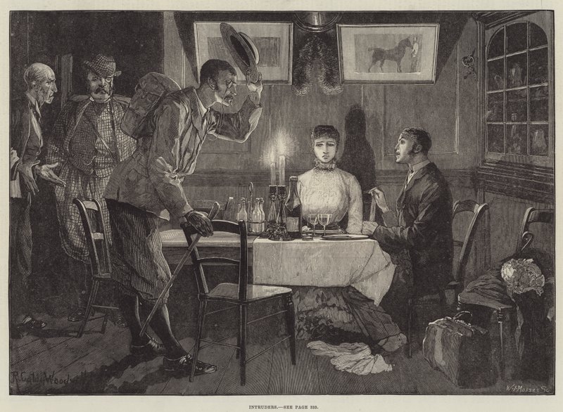 Indringers door Richard Caton Woodville junior