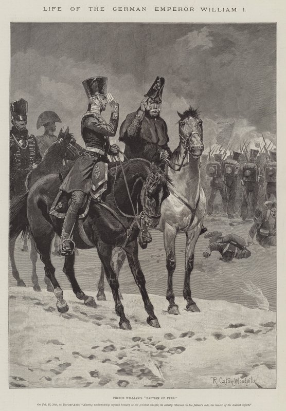 Leven van de Duitse keizer Wilhelm I door Richard Caton Woodville junior