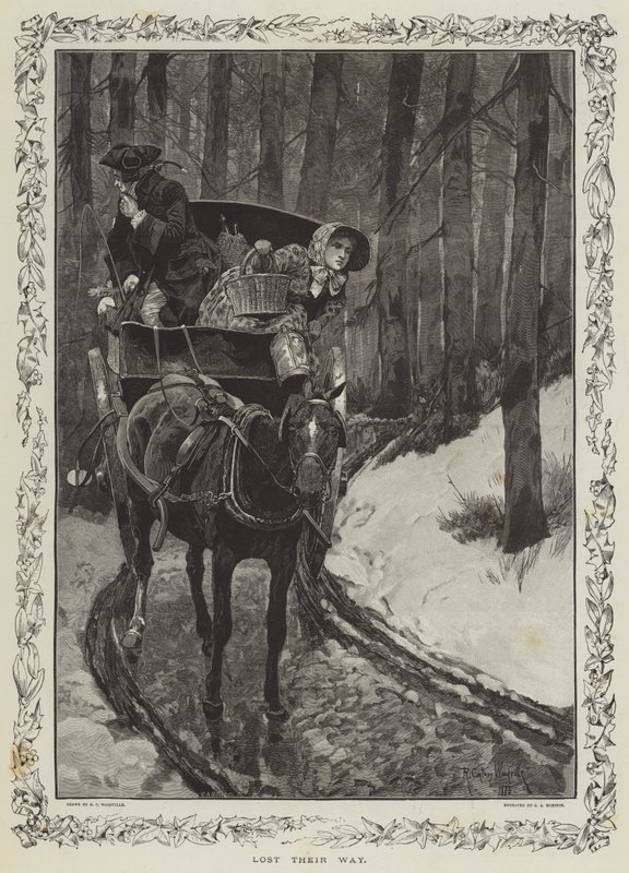 Verdwaald door Richard Caton Woodville junior