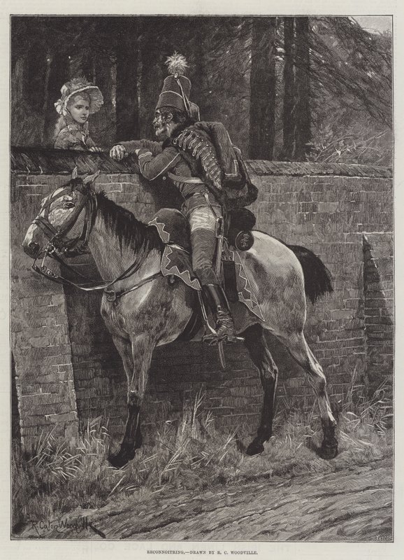Verkenning door Richard Caton Woodville junior