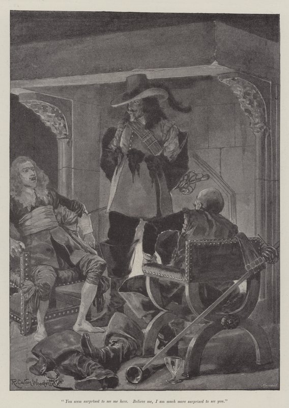 Onder de rode mantel door Richard Caton Woodville junior