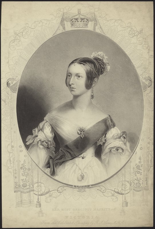 Portret van Koningin Victoria door Richard James Lane