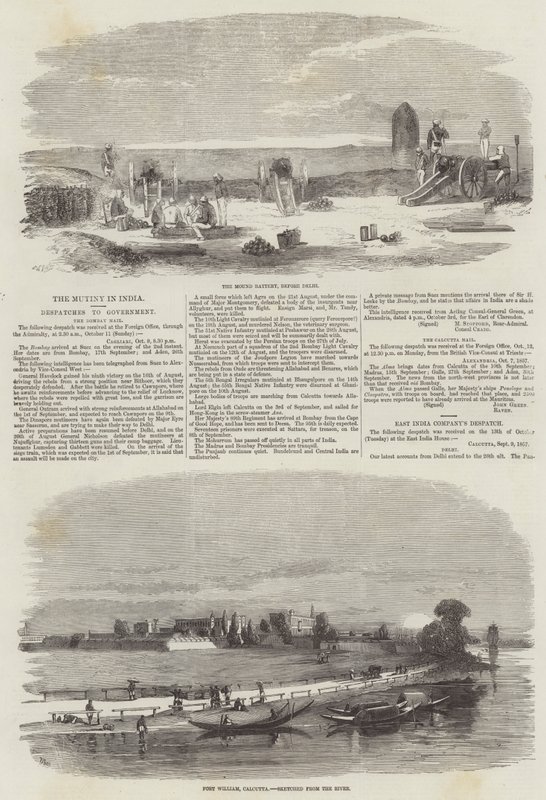 De Muiterij in India door Richard Principal Leitch