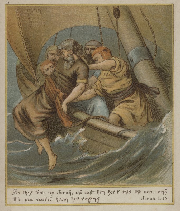 Dus namen ze Jona en wierpen hem in de zee door Richard Andre
