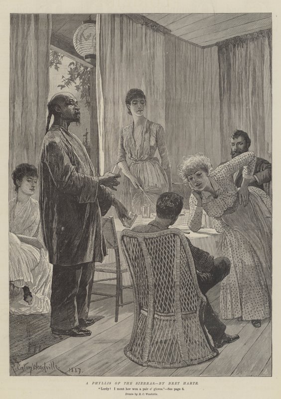 Een Phyllis van de Sierras, door Bret Harte door Richard Caton Woodville junior