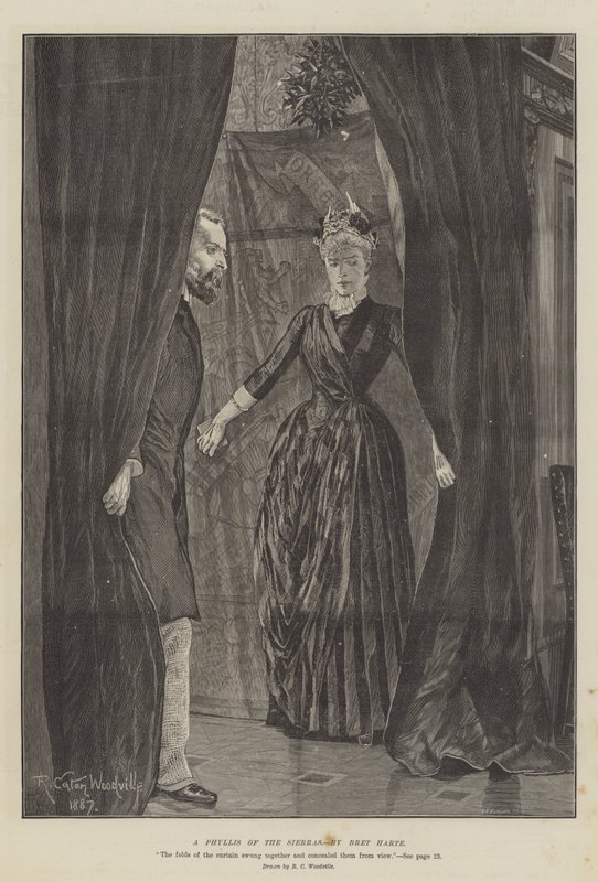 Een Phyllis van de Sierras, door Bret Harte door Richard Caton Woodville junior