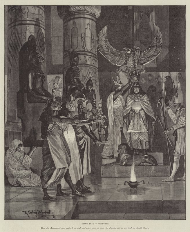 Cleopatra, door H Rider Haggard door Richard Caton Woodville junior