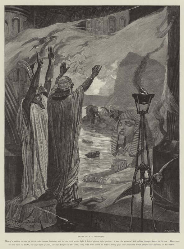Cleopatra, door H Rider Haggard door Richard Caton Woodville junior