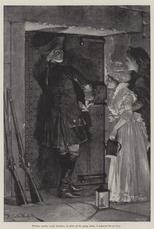 Illustratie voor Een Kolonel van Het Rijk, door Emily Lawless door Richard Caton Woodville junior