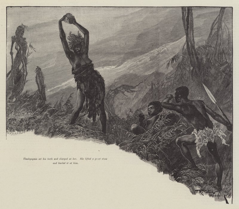 Nada de Lelie, door H. Rider Haggard door Richard Caton Woodville junior