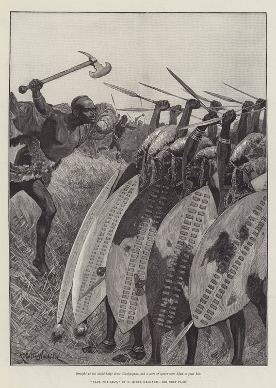 Nada de lelie, door H. Rider Haggard door Richard Caton Woodville junior