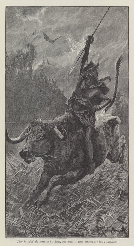 Nada de Lelie (door H Rider Haggard) door Richard Caton Woodville junior
