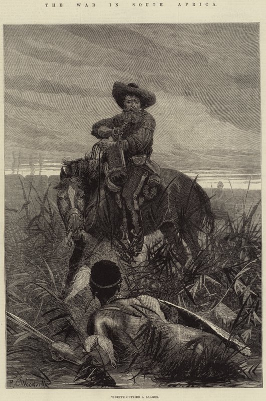 De oorlog in Zuid-Afrika door Richard Caton Woodville junior