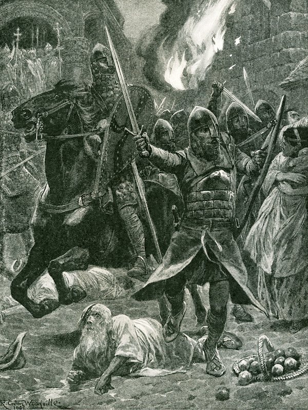Het resultaat van de erkenning van Willem I, Kerstdag, 1066 door Richard Caton Woodville junior