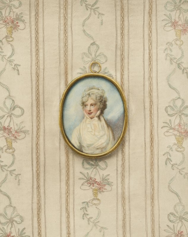 Portret van Prinses Sophia, 5e dochter van Koning George III door Richard Cosway