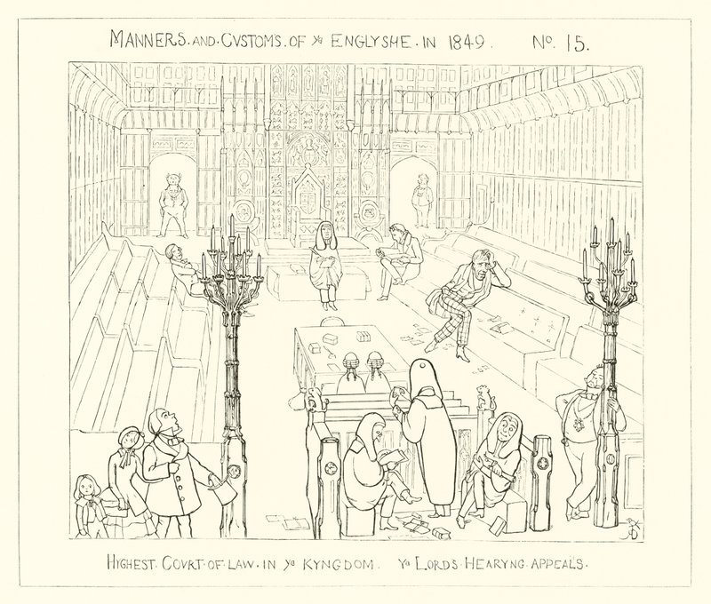 Hooggerechtshof van het Koninkrijk, De Lords horen beroepen door Richard Doyle