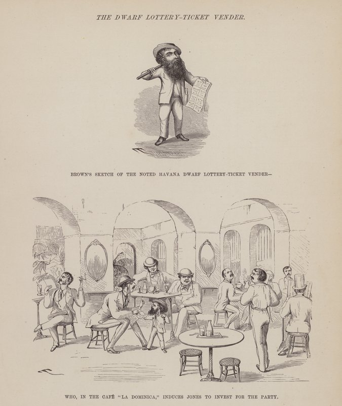 Pagina uit De Amerikaanse Tour van de heren Brown, Jones en Robinson door Richard Doyle