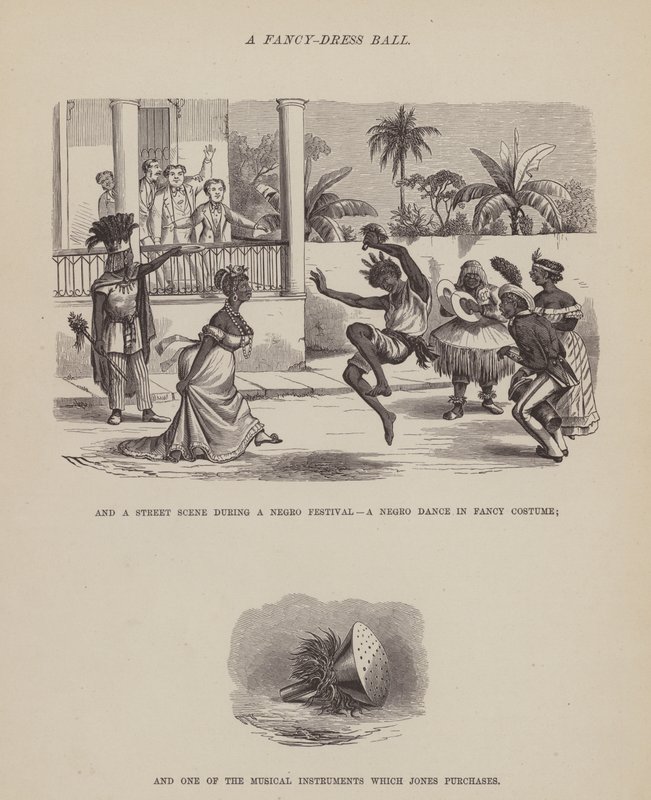 Pagina uit The American Tour of Messrs Brown, Jones and Robinson door Richard Doyle