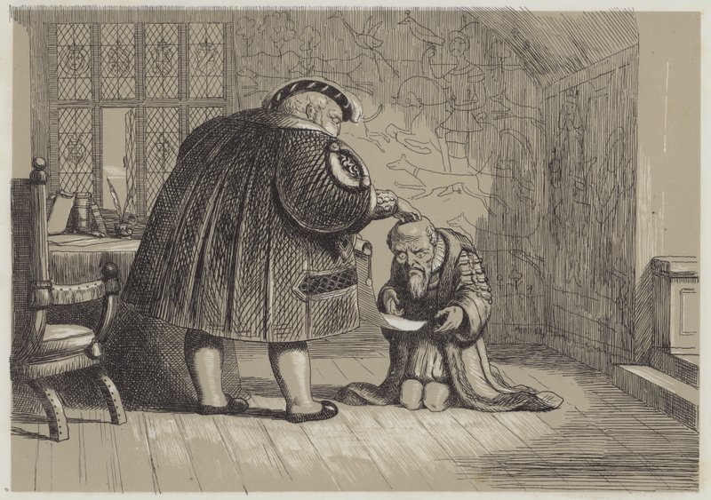 Het ophalen van de voorraden tijdens het bewind van Hendrik VIII door Richard Doyle