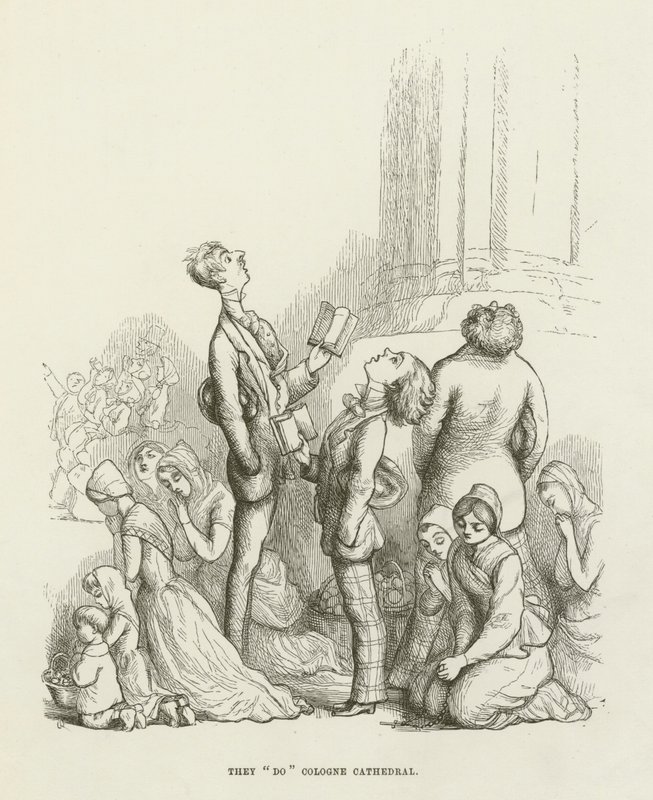 Zij doen de Dom van Keulen door Richard Doyle