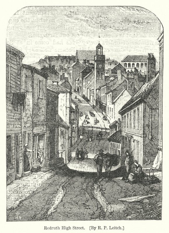 Redruth High Street door Richard Principal (after) Leitch