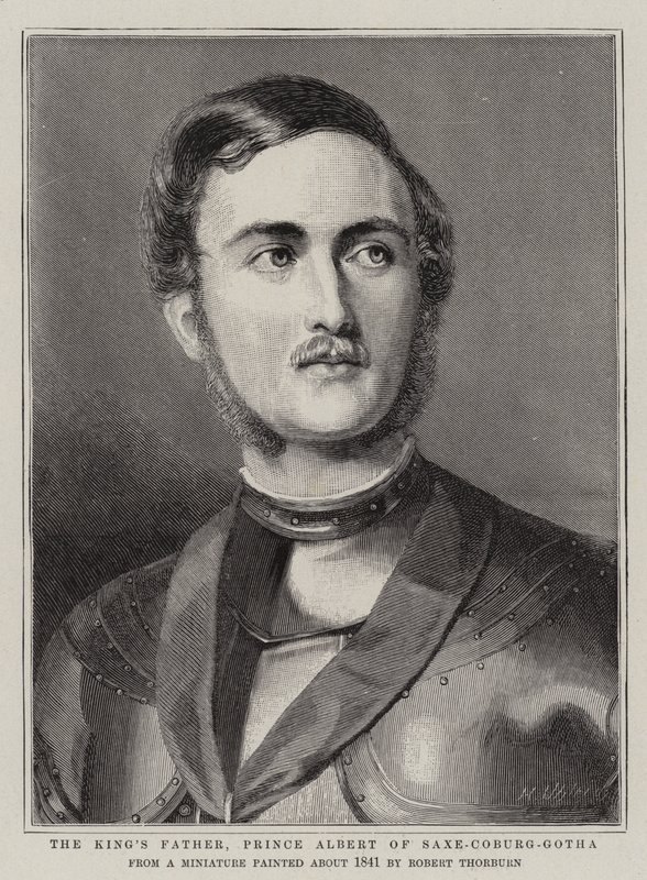 De vader van de koning, Prins Albert van Saksen-Coburg-Gotha door Robert Thorburn