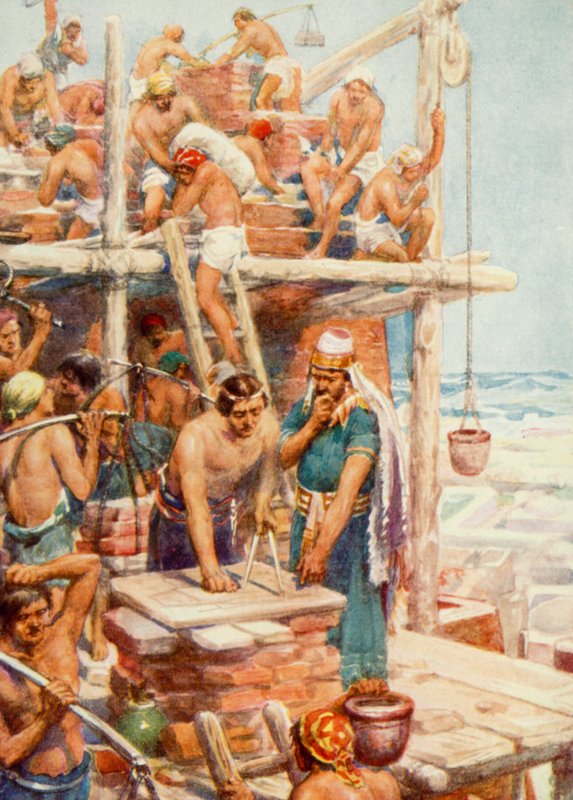 De Toren van Babel door Robert Ambrose Dudley